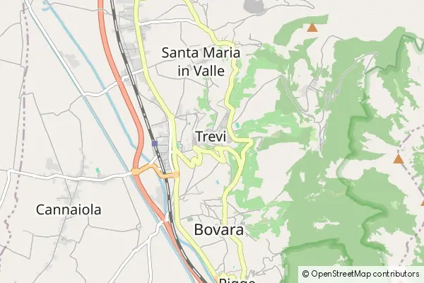 Mapa Trevi