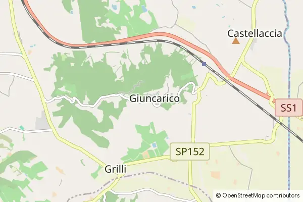 Mapa Giuncarico