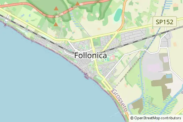 Mapa Follonica