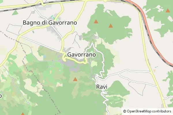 Mapa Gavorrano