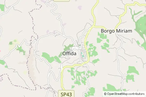 Mapa Offida