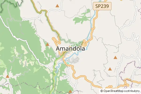 Mapa Amandola