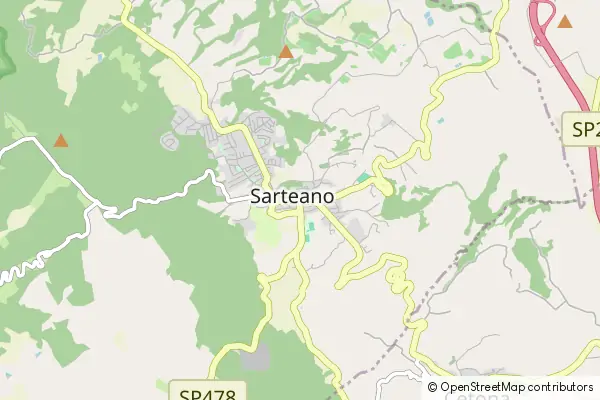 Mapa Sarteano