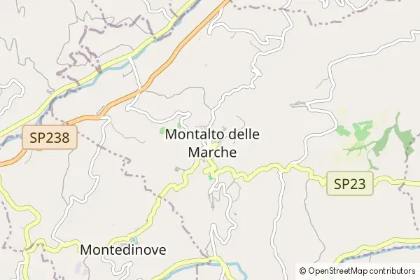 Mapa Montalto delle Marche