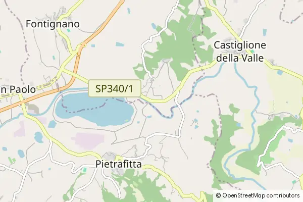 Mapa Monte Petriolo