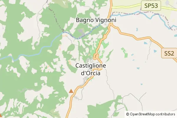 Mapa Rocca d'Orcia