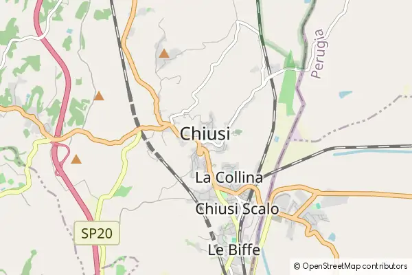 Mapa Chiusi