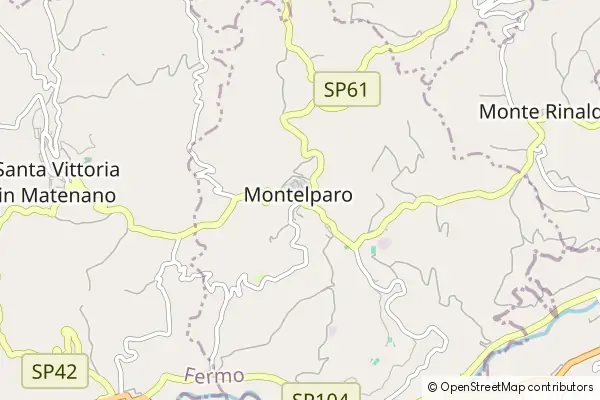 Mapa Montelparo