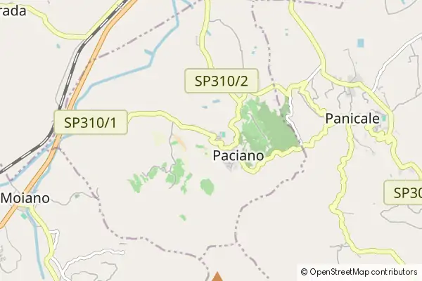 Mapa Paciano