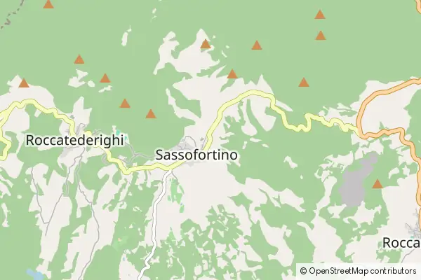 Mapa Sassofortino