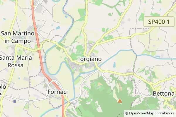 Mapa Torgiano