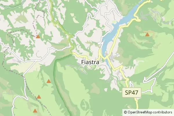 Mapa Fiastra