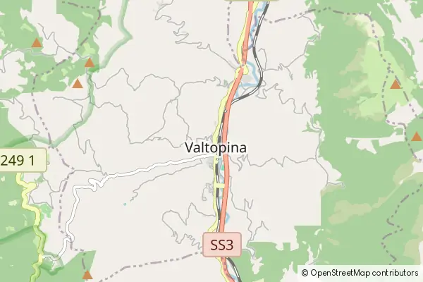 Mapa Valtopina