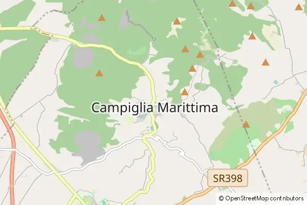 Mapa Campiglia Marittima