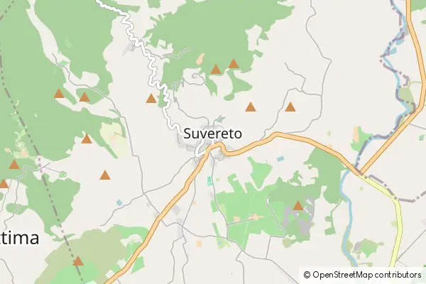 Mapa Suvereto