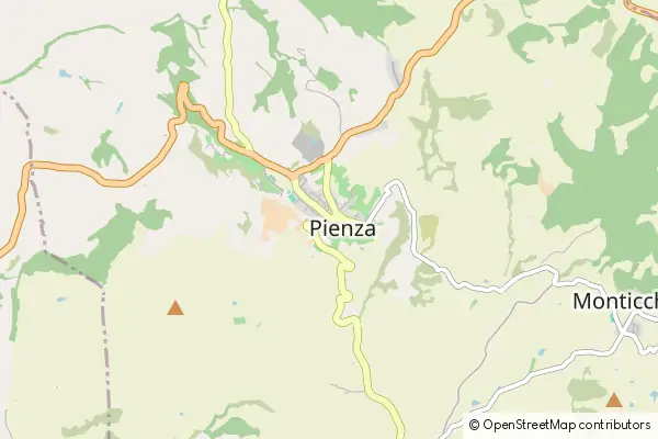 Mapa Pienza