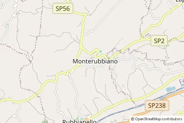 Mapa Monterubbiano