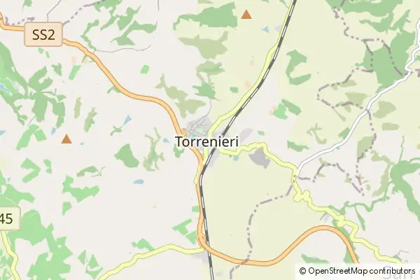 Mapa Torrenieri