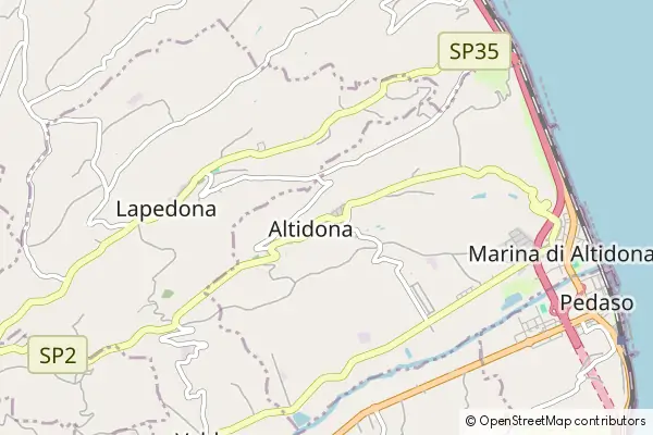 Mapa Altidona