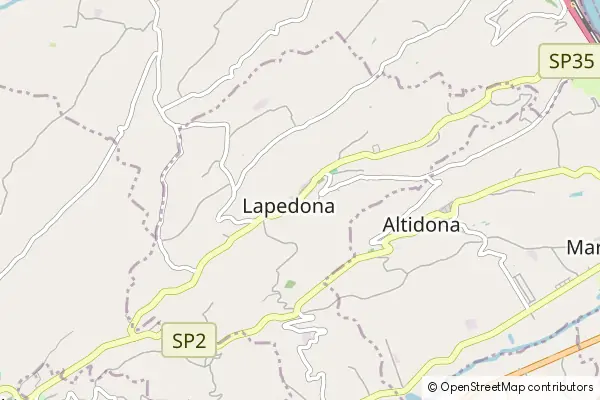 Mapa Lapedona