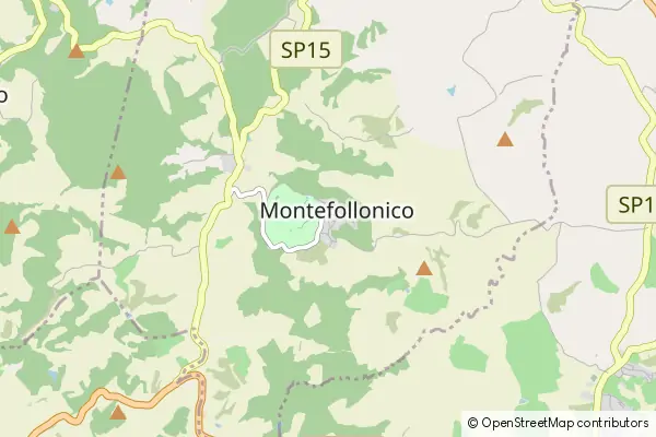 Mapa Montefollonico