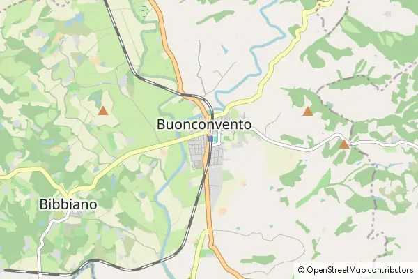 Mapa Buonconvento