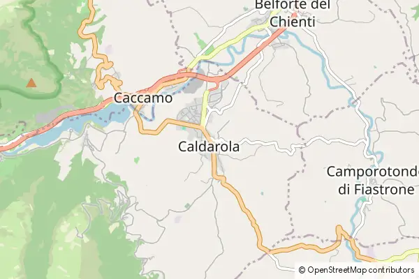 Mapa Caldarola