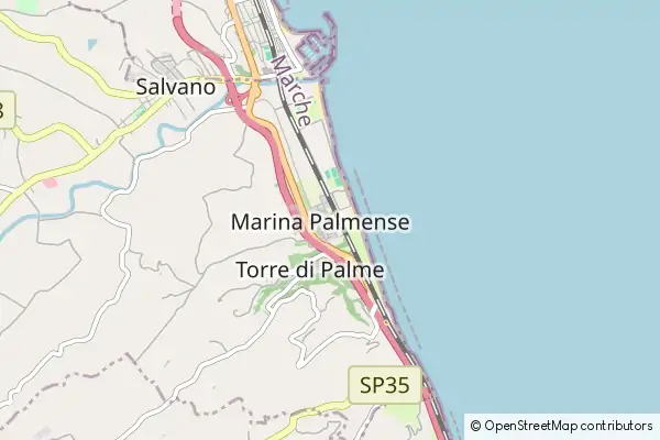 Mapa Borgo