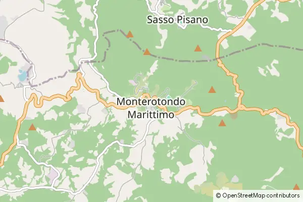 Mapa Monterotondo Marittimo