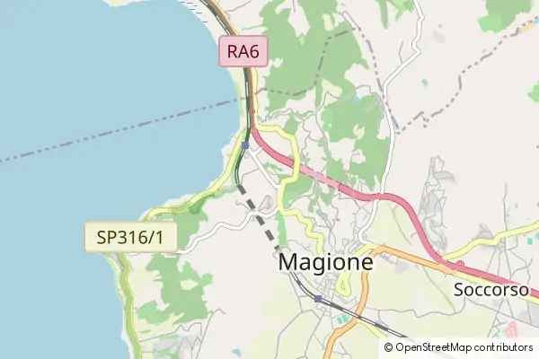 Mapa Torricella di Magione