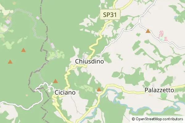 Mapa Chiusdino