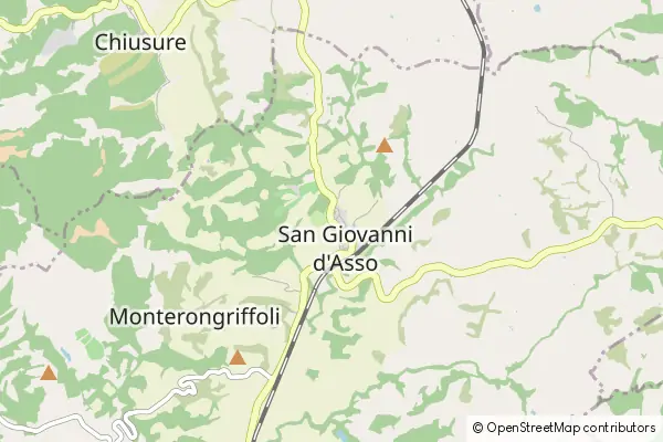 Mapa San Giovanni d'Asso