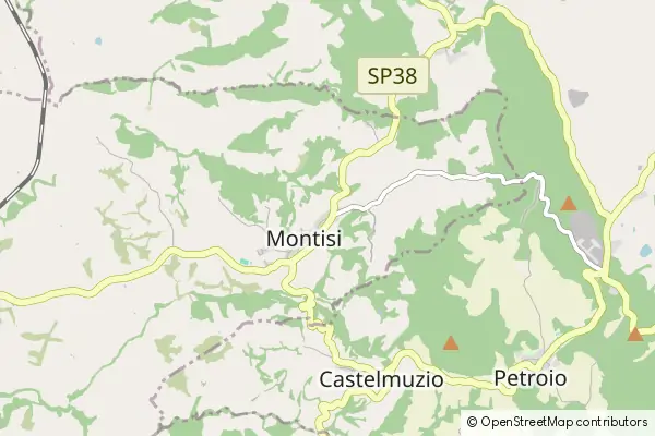 Mapa Montisi