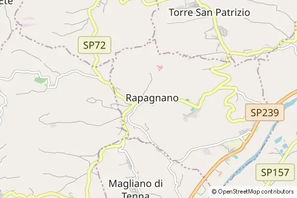 Mapa Rapagnano