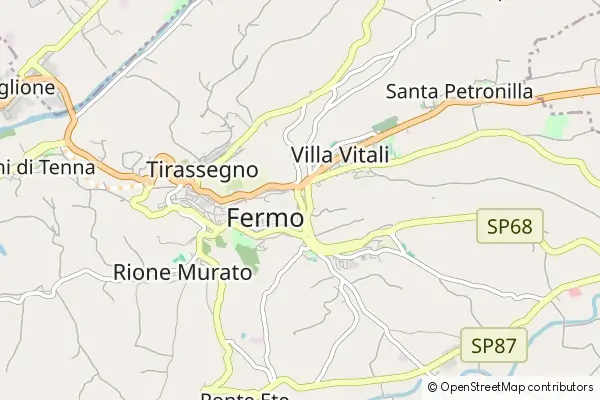 Mapa Fermo