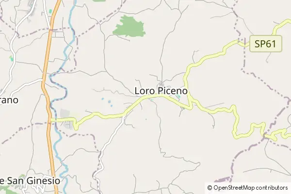 Mapa Loro Piceno