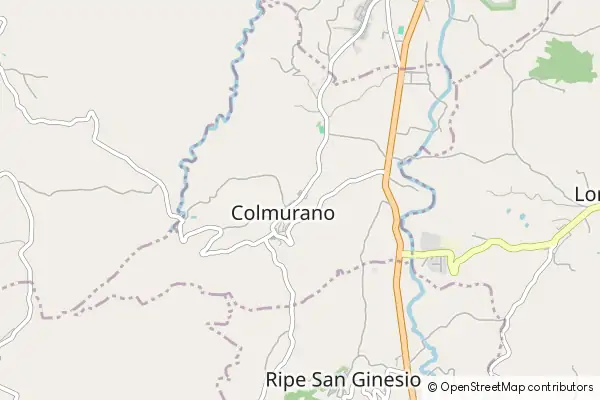 Mapa Colmurano