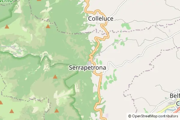 Mapa Serrapetrona