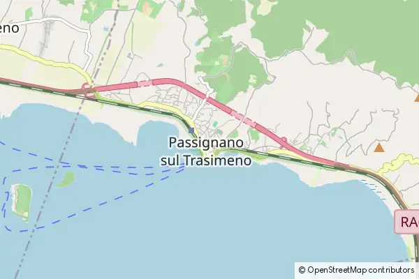 Mapa Passignano sul Trasimeno