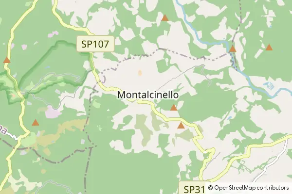 Mapa Montalcinello