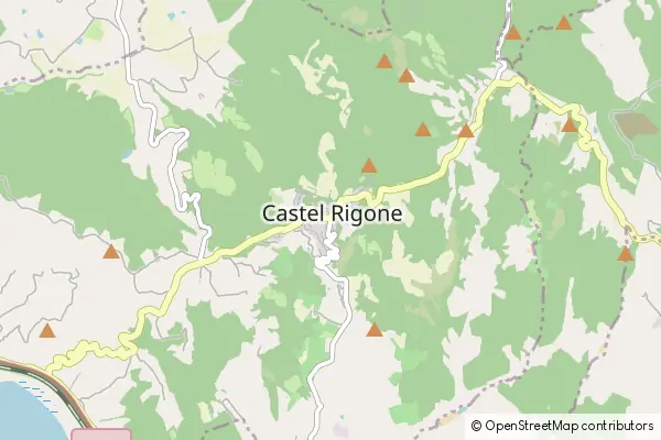 Mapa Castel Rigone