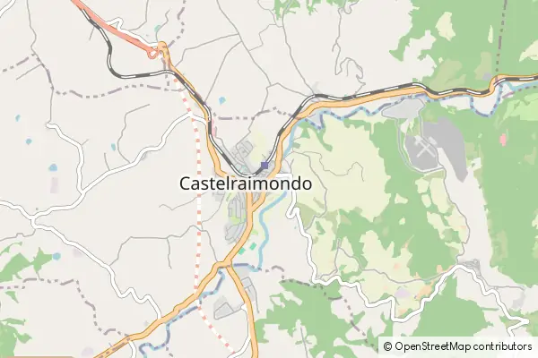 Mapa Castelraimondo