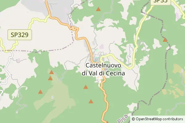 Mapa Castelnuovo di Val di Cecina