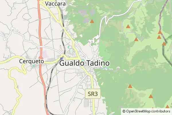 Mapa Gualdo Tadino