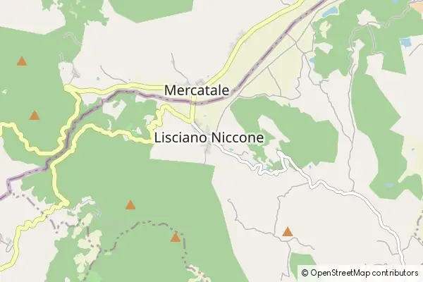 Mapa Lisciano Niccone