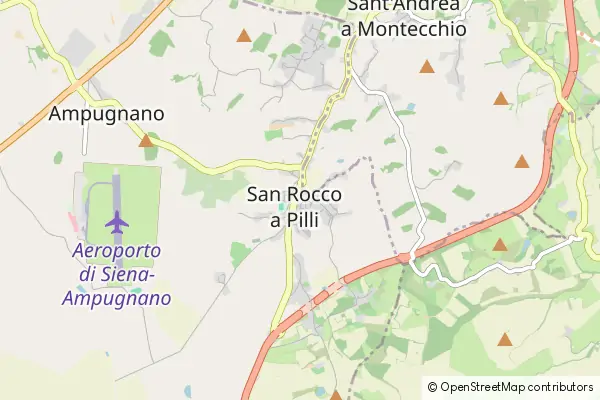 Mapa San Rocco a Pilli