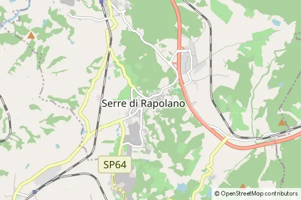 Mapa Serre di Rapolano