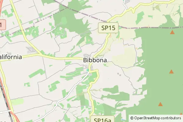 Mapa Bibbona