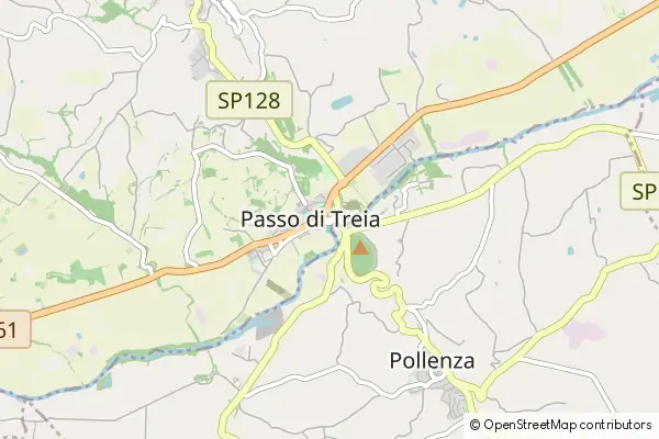 Mapa Passo di Treia