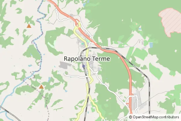 Mapa Rapolano Terme